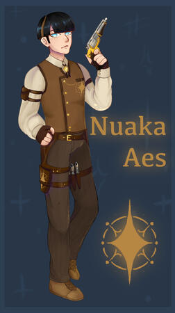 Illustration of an OC: Nuaka Aes