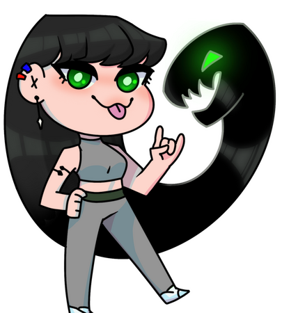 Illustration of an OC: Viridian Lyde